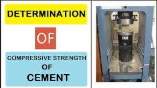 compressive strength of cement  compressive strength  cement test vairal [upl. by Randell956]