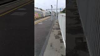 Freightliner 66551 amp 66560 passing Ealing Broadway 291024 [upl. by Micheal491]