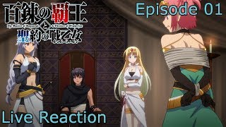 Live Reaction Hyakuren no Haou to Seiyaku no Valkyria Episode 1 [upl. by Andrus]