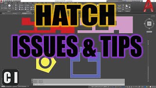 AutoCAD Hatch Problems amp Tips  Boundary Errors  Time Saving Tricks  2 Minute Tuesday [upl. by Politi]