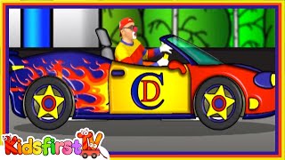 Clowns car race Cartoon videos for kids [upl. by Ailiec]