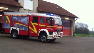 Feuerwehr Bischofsheim rückt aus  Lagerhallenbrand Personen im Gebäude Echtalarm Einsatz [upl. by Mmada369]