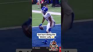 Horrible TD celebration injury [upl. by Niels]