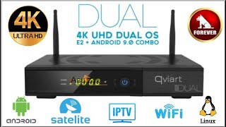 مواصفات Qviart DUAL 4K LINUX Android [upl. by Tybi874]