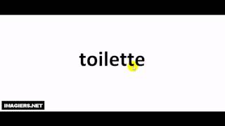 French pronunciation  toilette [upl. by Siuoleoj]