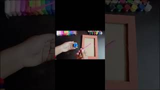 Photo Frame  How To Make Photo Frame With Cardboardshortvideo vairalvideo [upl. by Ahsikan]