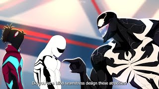 Venom Reacts To Miles and peter New Suits [upl. by Medarda]