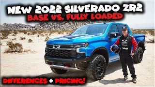 2022 Silverado ZR2 Fully Loaded vs Base  Differences and Pricing [upl. by Llerrud97]