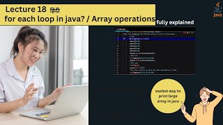 18 for each loop in java  Array in java [upl. by Marita]