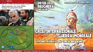 Pier Giorgio Caria  CRISI INTERNAZIONALE E GUERRA MONDIALE i cerchi nel grano  BRUGNERA [upl. by Liatnahs]