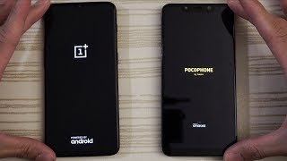 OnePlus 6T vs Pocophone F1  Speed Test [upl. by Arundel]