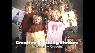 Crayola Crayons Christmas Commercial 1987 [upl. by Merow832]