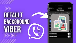 How To Change Default Background On Viber [upl. by Vevina]