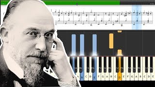 ERIK SATIE  GYMNOPEDIE 1  Piano Tutorial  Sheet Music [upl. by Letsyrhc]