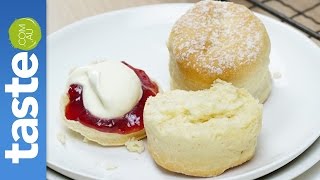 How To Make Basic Scones  tastecomau [upl. by Locke]