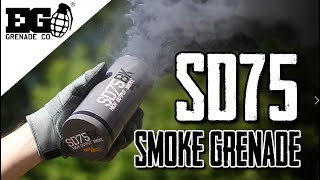 SD75  Black Smoke Grenade  Smoke Bomb  Smoke Effect [upl. by Aerised]