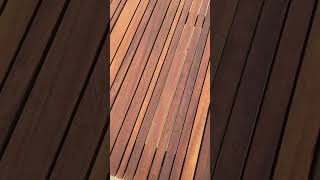 Turn your greyed outdoor furniture into a colour with DuroGrit for optimal protection rubiomonocoat [upl. by Adlez]