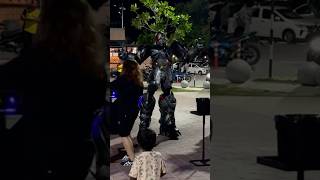 Langkawi Robots are dancing 🤣travel shortsyoutubeshortsrobots travel dance malaysiatrending [upl. by Elvia]