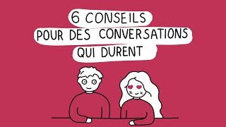 Comment tenir une conversation avec une fille  6 astuces efficaces [upl. by Elladine]