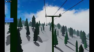 Lakeside Raven Ridge Ski Lift Roblox [upl. by Cown]