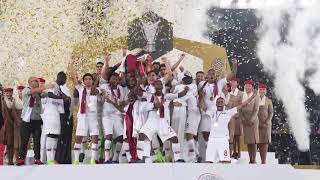 AFC Asian Cup UAE 2019 champions Qatar [upl. by Esinej]