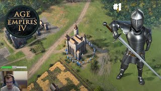 AGE OF EMPIRES IV1 les débuts tranquilles en campanes [upl. by Arreyt69]