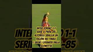 INTER TORINO 11 SERIE A 198485 LA SFIDA TERMINA IN PARITA SPILLO ALBELLI SBAGLIA UN RIGORE [upl. by Laamak]