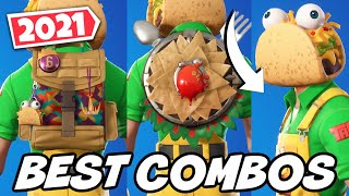 BEST COMBOS FOR THE GUACO SKIN 2021 UPDATED  Fortnite [upl. by Oad]