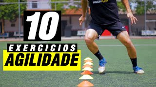 10 EXERCÍCIOS DE AGILIDADE  TREINO FISICO PARA JOGADOR DE FUTEBOL [upl. by Friedly]