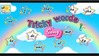 Tricky words songSight wordsJolly phonics level 1 [upl. by Avah]