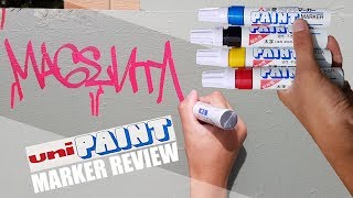 Uni Paint Broad PX30 Marker Review [upl. by Goddart]