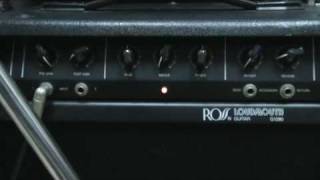 ROSS LOUDMOUTH G1280 GUITAR AMP DEMOwmv [upl. by Boccaj]