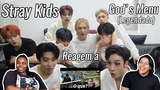 React  Stray Kids Reagindo a quotGods Menuquot MV Legendado  hwangmin3933 [upl. by Haleelahk]