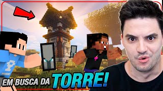 SAÍMOS EM BUSCA DA TORRE DOS VILÕES NO MINECRAFT 226 [upl. by Hawken]