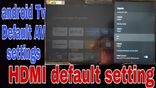 android Tv Default AV settings [upl. by Atahs]