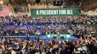 Kamala Harris supporters pack Jenison Fieldhouse [upl. by Alian201]