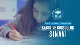 BKM OKULLARI KABUL VE BURSLULUK SINAVI [upl. by Enrobso]