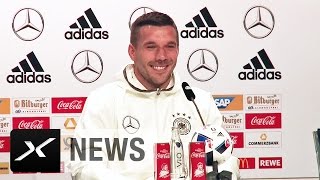 Lukas Podolski quot80 Prozent von euch und ich kraulen sich auch an den Eiernquot  Jogi Löw  HosenGate [upl. by Nnyleahs913]