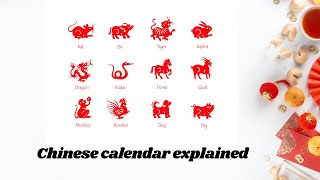 Chinese calendar explained lunar calendar yin calendar [upl. by Zirkle]