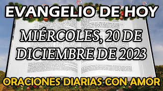 Evangelio de hoy Miércoles 20 de Diciembre de 2023  Vas a concebir en tu vientre y a dar a luz [upl. by Martyn51]