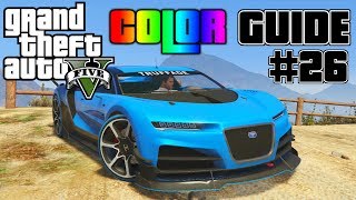 GTA V  Ultimate Color Guide 26  Truffade Nero Custom Best Color amp Livery Combinations [upl. by Haff301]