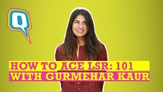 Gurmehar Kaur Gives Tips on How to Ace Lady Shri Ram College  Quint Neon [upl. by Jeremie]