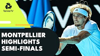 Zverev Faces Ymer Bublik Against Krajinovic  Montpellier 2022 SemiFinal Highlights [upl. by Ateuqahs963]