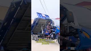 Dump tricycle is a good helper for farmers High quality Electric threewheel dump truck Heavy [upl. by Labannah]