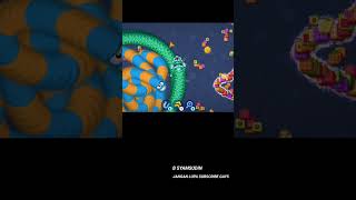 WORMS ZONE CACING IO MOD gaming games gameplay wormszone shortvideo shorts [upl. by Ahsitneuq]