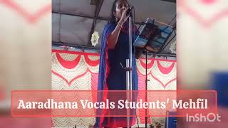 Piya Tose Naina Lage Re by Chitra Menon  Aaradhana Vocals  Students Mehfil [upl. by Philps]