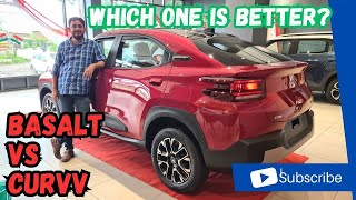 Tata Curvv vs Citroen Basalt comparison  Which is better coupe suv [upl. by Jair]