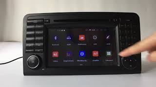 Android 90 DVD GPS Navigation for Mercedes benz ML320ML 350 W164 GL X1640512GL320 [upl. by Anoiek]