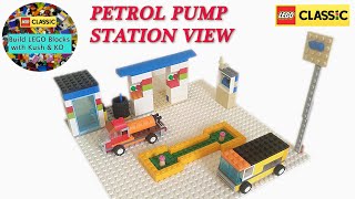 LEGO Petrol Filling Station with LEGO Classic 10715 MOC Building Instructions Ideas [upl. by Davine]