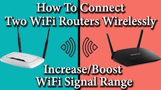 ✓ How to Connect Two Routers on one Home Network Wireless 2018 [upl. by Areit]